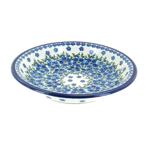 Blue Rose Polish Pottery Kalina Soup Plate