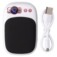 thumbnail image 1 of Calentador de manos eléctrico recargable ZHCH 10000 mAh con pantalla LED Blanco, 1 of 5