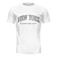 thumbnail image 5 of Short Sets for Men New York Graphic Crewneck T Shirt and Shorts 2 Piece Matching Set Mens Summer Outfits, 5 of 5