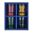 Father’s Day Shot Glass Set, 4 Pieces, by Way To Celebrate