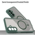 thumbnail image 5 of YEYKX Magnetic for Samsung Galaxy A26 5G Case [Compatible with MagSafe] [Military Grade Drop Protection] Translucent Matte Shockproof Phone Case,Green, 5 of 8
