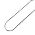 thumbnail image 2 of Womens Chain Sterling Silver 1mm Italian Round Snake Chain Necklace(14~30 Inch), 2 of 3