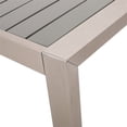 thumbnail image 3 of Noble House Navan Outdoor Dining Table in Silver, 3 of 10