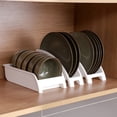 thumbnail image 3 of Guardoinrt 1/2/3 Kitchen Dish Drying Holders Organizer Bowl Rack Shelf Pot Lid Dishes Tableware Box Cupboards Stands Plate Storage wide style 1 Pc, 3 of 6