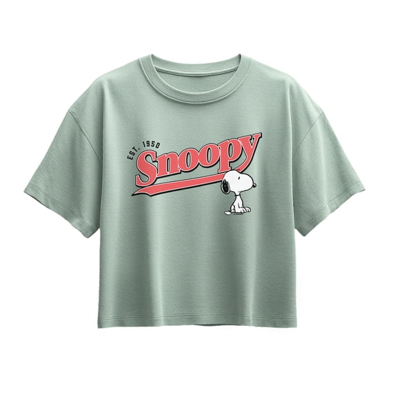 Peanuts - Snoopy 1950 - Youth Girls Boxy T-Shirt