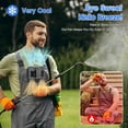 thumbnail image 5 of Wiher Portable Waist Fan, 20000mAh Rechargeable Wearable Belt Fans, 16000 RPM Cooling Neck Body Powerful Shirt Personal Cooling Fan for Outdoor Jobsite Camping Travel in Grey, 5 of 7