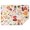 Colorful Mushroom Watercolor, variant on Red Mushroom Frog Light Pattern Rectangle Tablecloth 60"x84",Waterproof Polyester Rectangle Table Cloth, Wipeable Spillproof Polyester Tablecloth for Dining, Camping, Indoor and Outdoor