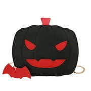 hirigin Female Crossbody Bag Halloween Devil Pattern Single-Shoulder Bag