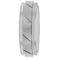 thumbnail image 3 of Mens Tantalum Grooved Wedding Band - Tantalum Ring, 3 of 3