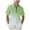 Green, variant on VSSSJ Men's Button Down Shirts Casual Gradient Print Short Sleeve Shirt Loose Fit Comfortable Fashion Vacation Beach Summer Shirts Blue XL