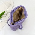 thumbnail image 2 of Bolso Mano Acolchado para Mujer Hombro Al Aire Libre (L) Morado, 2 of 9
