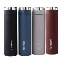 Nsxcdh Stainless Steel Water Bottle 19.29x2.55in 17oz Double Wall Vacuum Insulated Sports Drinks Copper Coated Portable Leakproof Outdoor Home Bottle Christmas Gifts for Grandkids