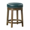 thumbnail image 1 of Topline Home Furnishings Round Swivel Counter Height Stool, Faux Leather, 1 of 4