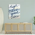 thumbnail image 2 of Stupell Industries High Tides Good Vibes Beach Scenery Viewpoint Painting,36 x 48, Design by Elizabeth Medley, 2 of 7