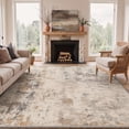 thumbnail image 6 of GENIMO 5'x7' Area Rug for Living Room, Washable Non Slip Soft Modern Abstract Rug for Bedroom Dining Room Home Office, Sand Beige, 6 of 7