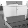 thumbnail image 3 of Crosley Cassie Upholstered Full Queen Headboard in Gray, 3 of 4