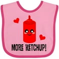 thumbnail image 3 of Inktastic Ketchup Lover Funny Boys or Girls Baby Bib, 3 of 4