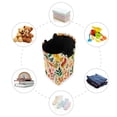 thumbnail image 7 of Yayeee Freestanding Laundry Hamper with Handle Collapsible Large Storage Basket for Clothes, Orange Leaves, 7 of 7
