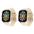 thumbnail image 1 of 1.7" Smart Watches for Men Women with Bluetooth Call,Make Calls and Text Reply,AI Control,Fitness Tracker,Compatible iOS and Android,IP67 Waterproof,3 Days Use,Multiple Languages,2Pcs, 1 of 16