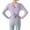Purple, variant on Women T-Shirts Long Sleeve Yoga Tops Back Twist Hollow Open Back Athletic Workout Crop Shirt Classic Solid Color Streetwear