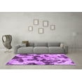 thumbnail image 3 of Ahgly Company Indoor Square Abstract Purple Modern Area Rugs, 7' Square, 3 of 4