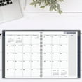 ATAGLANCE DayMinder 2024 Weekly Monthly Planner Gray Large 8 12 x 11