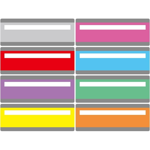Zhuge 8 piezas de marcadores de plástico de colores con superposición de resaltado, resaltador colorido, marcadores de colores, tiras resaltadoras para libros, ayudas de lectura para disléxicos
