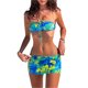 thumbnail image 2 of SAYOO Traje de bikini de tres piezas para mujer, tops de natación, tanga + falda cruzada SAYOO Sexy, 2 of 8