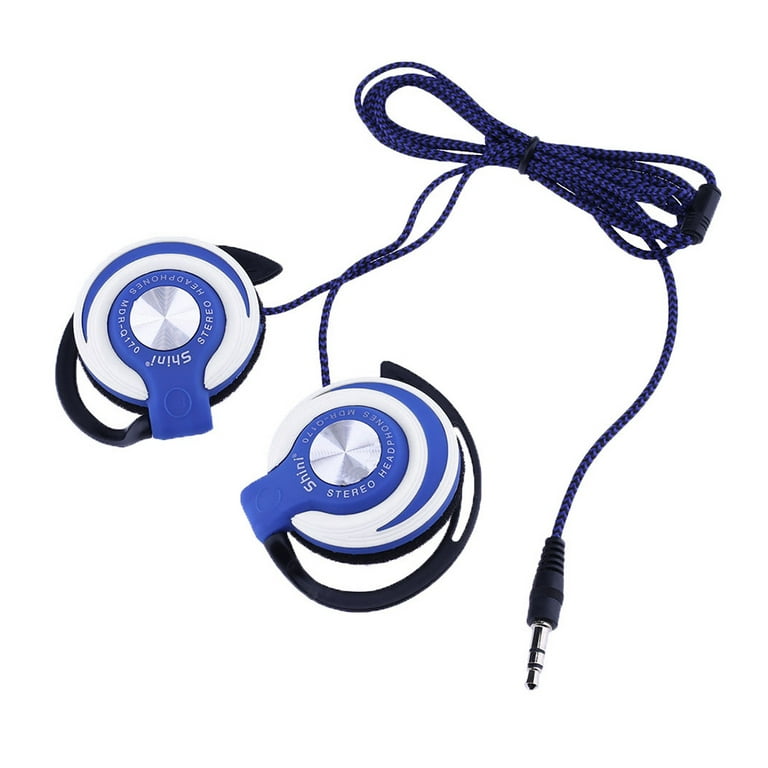 Dallas Universal 3.5mm Plug Wired Clip On Ear Sports Earphone Heavy Bass Headphone