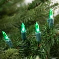 thumbnail image 3 of 50ct Green LED Mini Christmas Lights, 16.25ft Green Wire, 3 of 6
