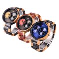 thumbnail image 4 of Reloj de madera BOBO BIRD con movimiento de cuarzo y pantalla de 2 zonas horarias, 4 of 8