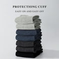 thumbnail image 4 of Mirlewaiy 6 Pairs Men's Cotton Dress Socks, Breathable Crew Socks for Business and Casual Wear, Size 6-15, 4 of 6