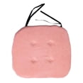thumbnail image 2 of Dining Chair Pads, Non Slip Kitchen Chair Cushions Pads with Ties ( Square, 8 Colors) - pink, 40x40 cm, 2 of 6