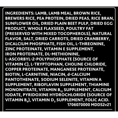 Pure Balance Lamb Brown Rice Recipe Dry Dog Food 15 Lb Best Pure Balance Dry Dog Food