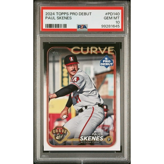 Graded 2024 Topps Pro Debut Paul Skenes #PD140 Rookie RC Baseball Card PSA 10 Gem Mint