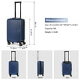 20 inch Carry On Suitacase,Hardside Luggage with Double Spinner Wheels