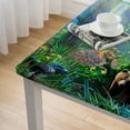 thumbnail image 5 of WYYP Mushrooms, Plants, Bear Square Tablecloth Great for Home Kitchen/Parties/Holiday Dinner 100% Polyester Fiber 46*46, 5 of 8