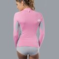 thumbnail image 2 of Lavacore Women's Lavaskin Long Sleeve Rash Guard (Pink/Grey, 20), 2 of 4