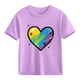 thumbnail image 1 of TaTaai School Season Cute Print Short Sleeve T-Shirt, Valentine's Day Casual Top, Unisex All Season Graphic Tee Gift, 1 of 8