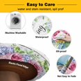 thumbnail image 3 of Elastic Fitted Round Tablecloth, Spring Waterproof Stretch Table Cover for 36"-44" Tables, Truck Botanical Floral Leaf Butterfly Wooden Grain Washable Outdoor Tablecloths for Patio, Picnic, Camping, 3 of 9