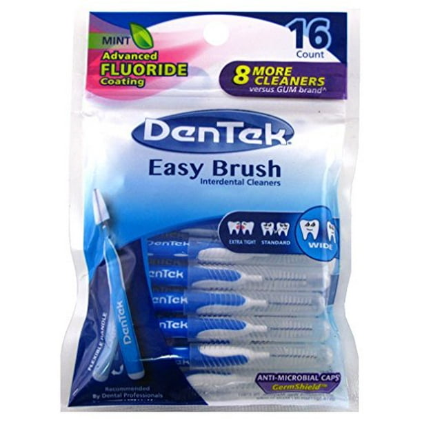 3 Pack DenTek Easy Brush Wide (16 count) Each