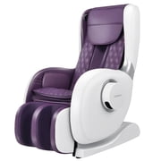 Costway Full Body Zero Gravity Massage Chair Recliner w/ SL Track Heat Purple