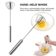 thumbnail image 4 of Stainless Steel Semi-Automatic Egg Beater Handheld Whisk For Baking And Cooking With Ergonomic Handle, 4 of 7