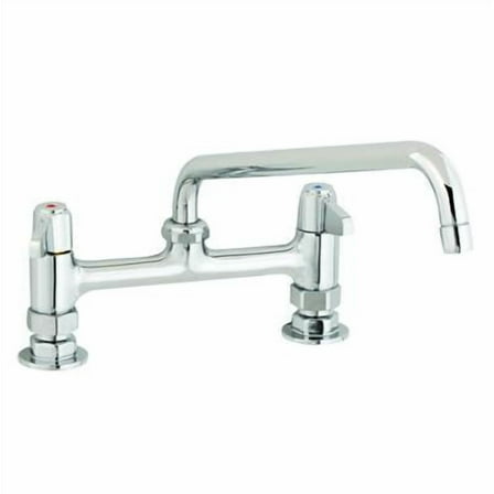 T&S Brass - Faucet,8'' Centers,Deck Mount,10'' Spout