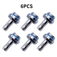 thumbnail image 3 of Wisewang 6 PCS Water Cooling Two-Touch Fitting G1/4 Thread Barb Connector for PC Water Cooling System Accessory for Tube Barb Fitting No.03 1Set, 3 of 6