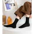thumbnail image 5 of Holzlrgus Womens Cute Crew Socks Casual Athletic Aesthetic Socks Neutral Cotton Socks for Women Granola Girls Clothes, 5 of 5