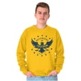 thumbnail image 5 of Defender Freedom Patriotic Eagle Sweatshirt for Men or Women Brisco Brands 3X, 5 of 6