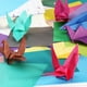 thumbnail image 3 of 50 hojas de papel cuadrado de origami de una cara de colores vivos para proyectos de artes y manualidades 17 * 17 cm, 3 of 6