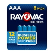 Rayovac High Energy AAA Batteries (8 Pack), Triple A Batteries