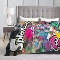 thumbnail image 4 of Splatoon Blanket Soft Cozy Flannel Warm Throw Blanket Unique Gifts Room Decor Blanket 50"x40", 4 of 9
